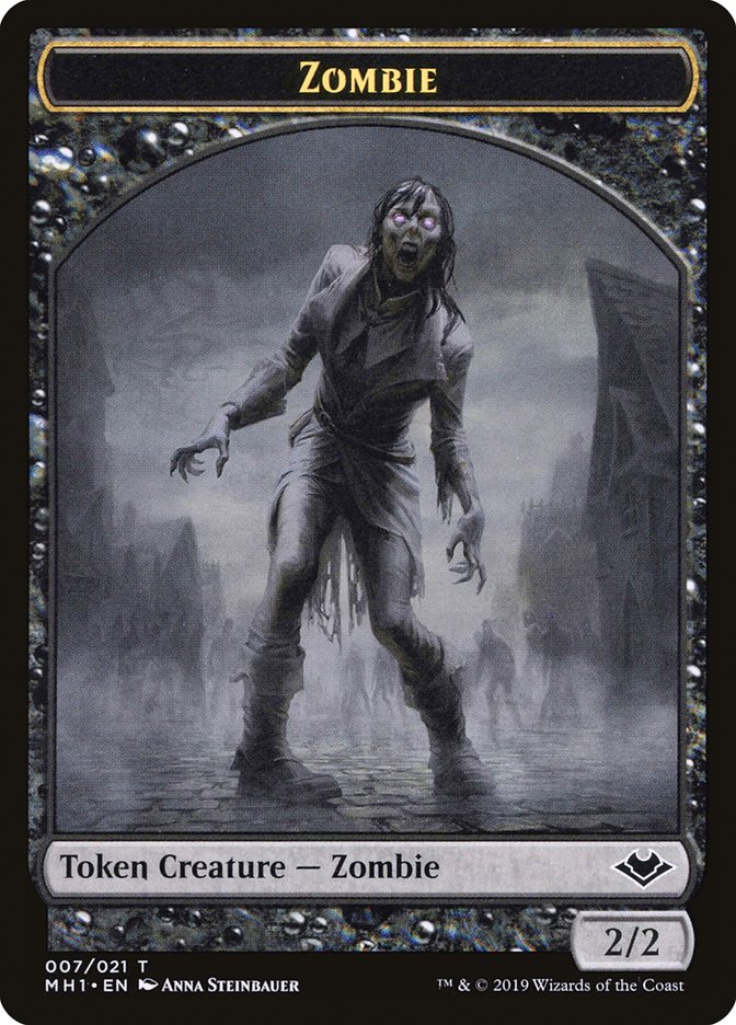 Angel (002) // Zombie (007) Double-Sided Token [Modern Horizons Tokens] | Tacoma Games