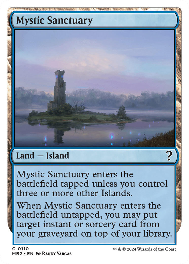 Mystic Sanctuary (White Border) [Mystery Booster 2] | Tacoma Games