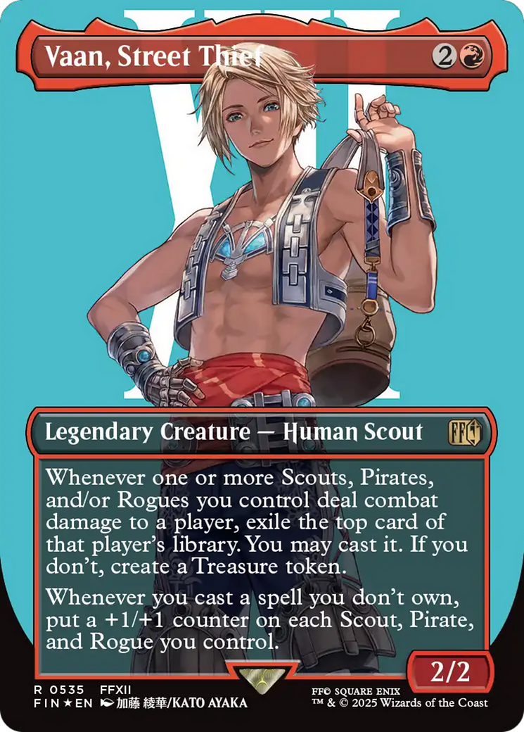 Vaan, Street Thief (Borderless) (Surge Foil) [FINAL FANTASY] | Tacoma Games
