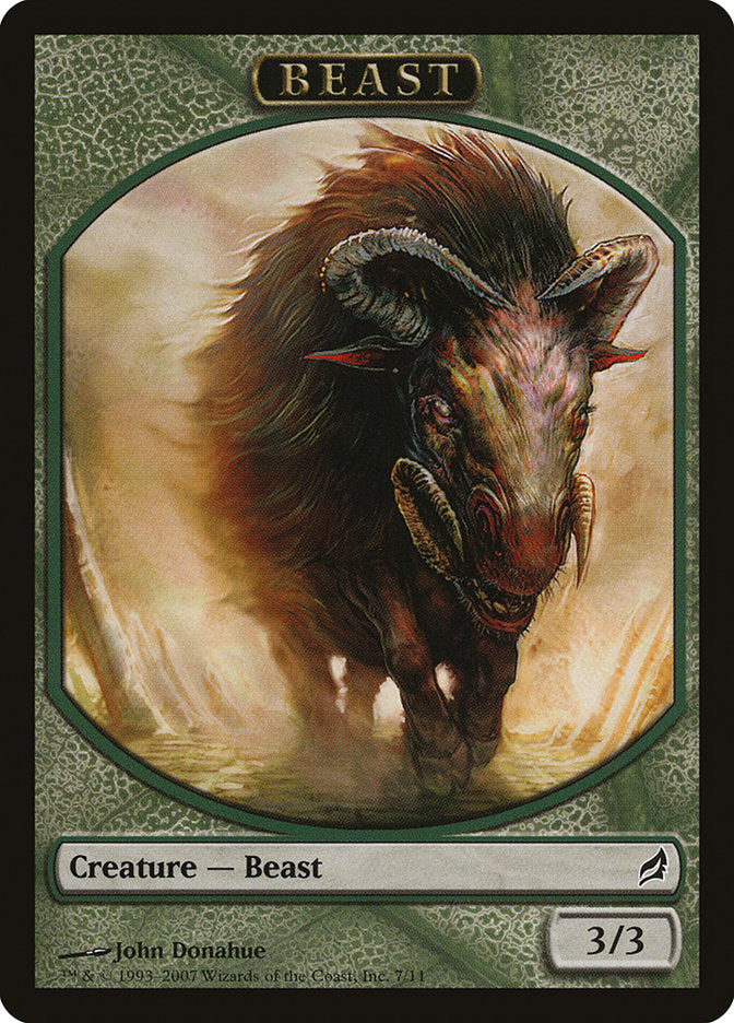 Beast Token [Lorwyn Tokens] | Tacoma Games