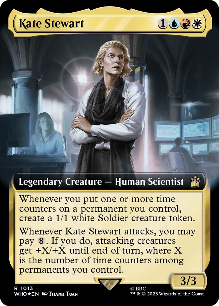 Kate Stewart (Extended Art) (Surge Foil) [Doctor Who] | Tacoma Games