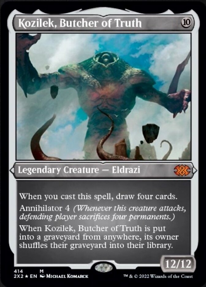 Kozilek, Butcher of Truth (Foil Etched) [Double Masters 2022] | Tacoma Games