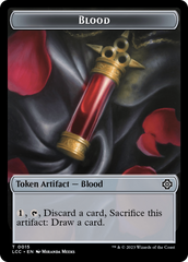 Blood // Vampire (0004) Double-Sided Token [The Lost Caverns of Ixalan Commander Tokens] | Tacoma Games