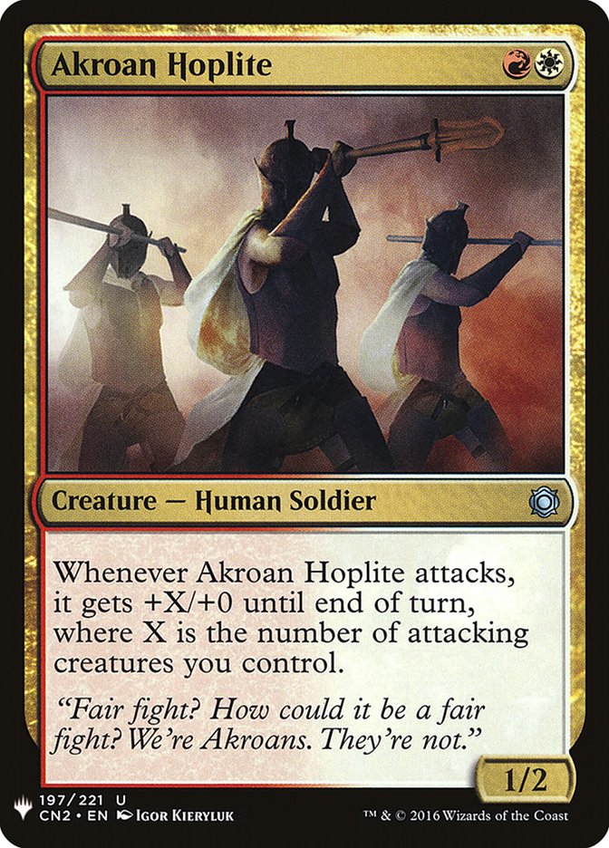 Akroan Hoplite [Mystery Booster] | Tacoma Games