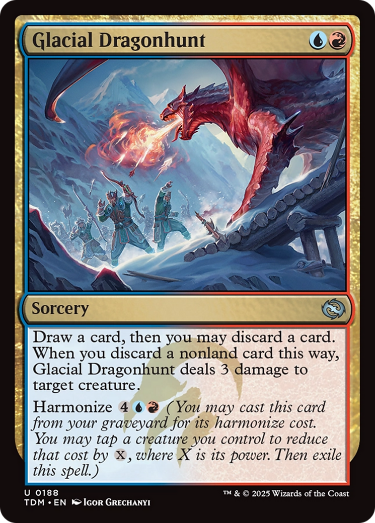 Glacial Dragonhunt [Tarkir: Dragonstorm] | Tacoma Games