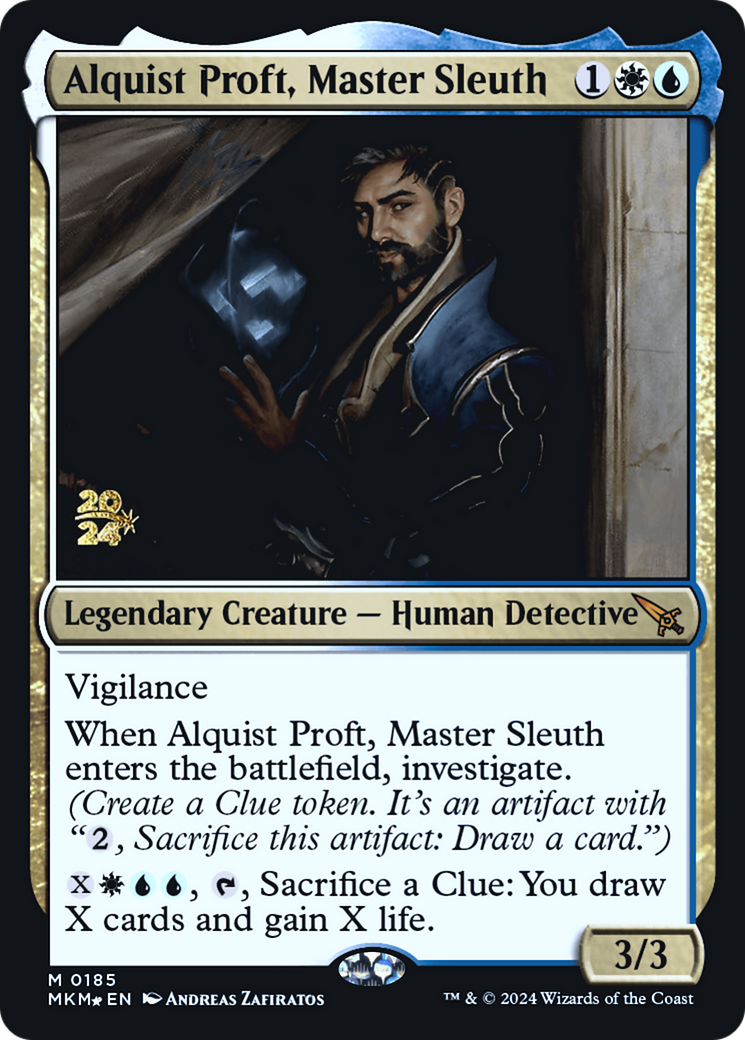 Alquist Proft, Master Sleuth [Murders at Karlov Manor Prerelease Promos] | Tacoma Games