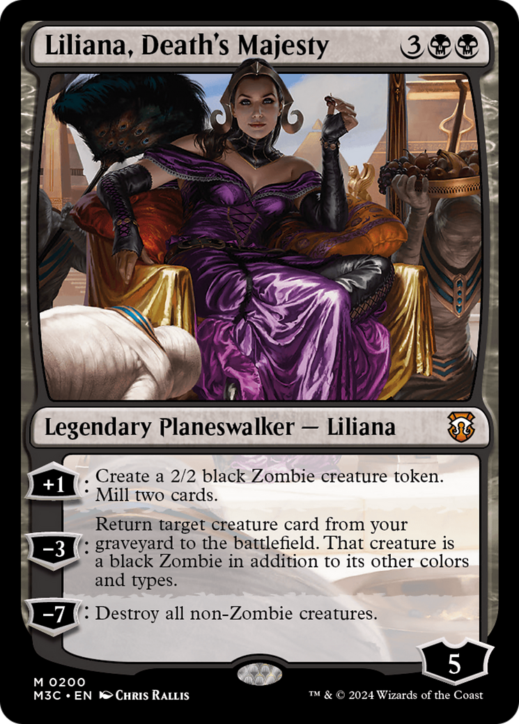 Liliana, Death's Majesty (Ripple Foil) [Modern Horizons 3 Commander] | Tacoma Games