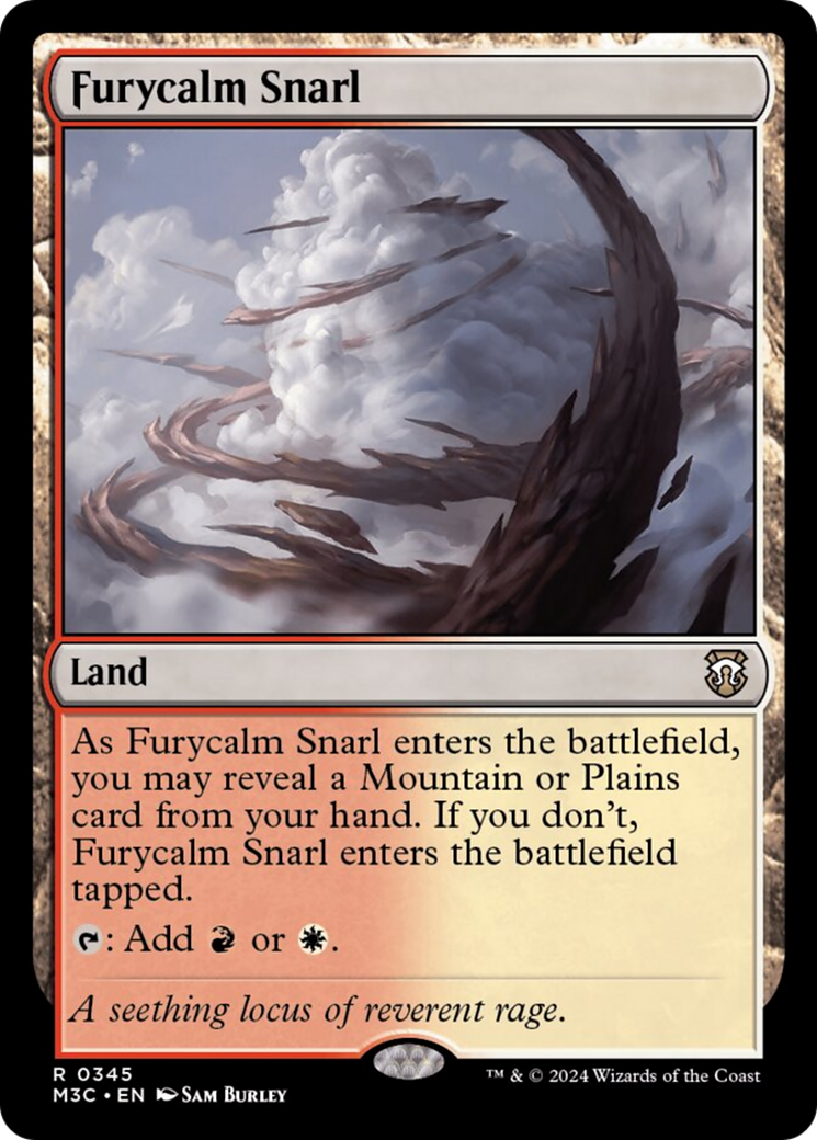 Furycalm Snarl (Ripple Foil) [Modern Horizons 3 Commander] | Tacoma Games
