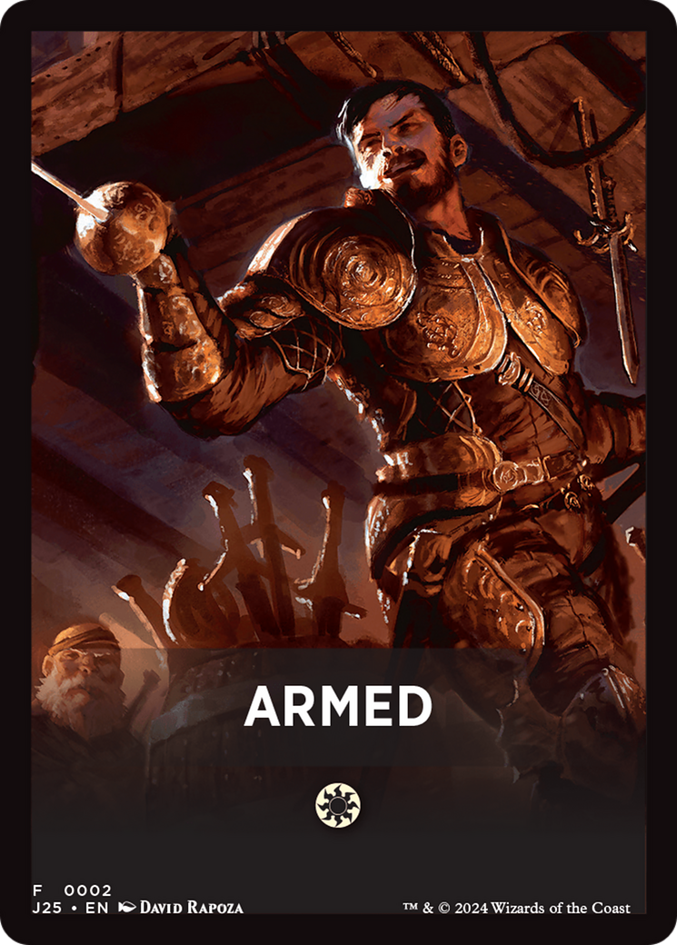 Armed Theme Card [Foundations Jumpstart Front Cards] | Tacoma Games