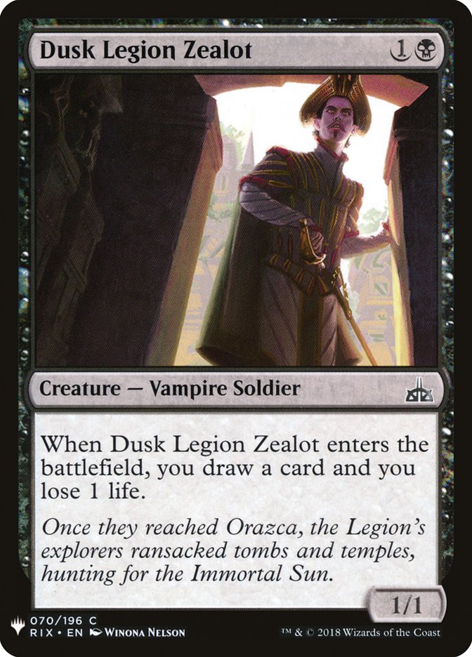 Dusk Legion Zealot [Mystery Booster] | Tacoma Games