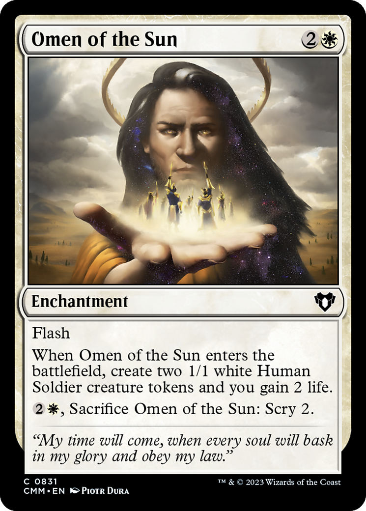 Omen of the Sun [Commander Masters] | Tacoma Games