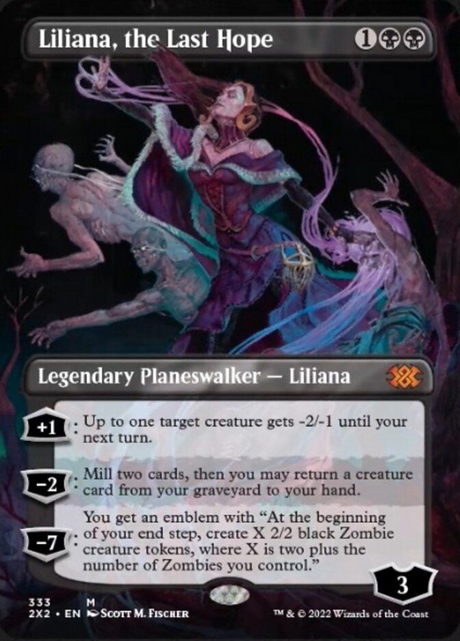 Liliana, the Last Hope (Borderless) [Double Masters 2022] | Tacoma Games