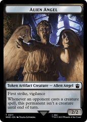 Alien Angel // Mark of the Rani Double-Sided Token [Doctor Who Tokens] | Tacoma Games