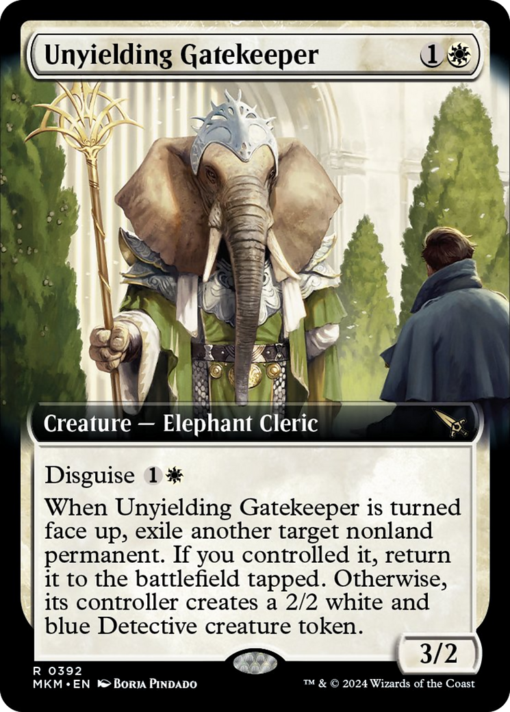 Unyielding Gatekeeper (Extended Art) [Murders at Karlov Manor] | Tacoma Games