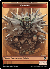 Illusion // Goblin Double-Sided Token [Bloomburrow Commander Tokens] | Tacoma Games