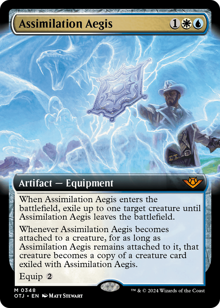 Assimilation Aegis (Extended Art) [Outlaws of Thunder Junction] | Tacoma Games