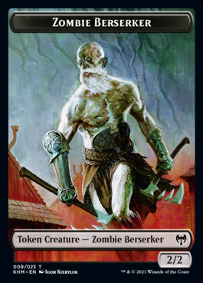 Zombie Berserker Token [Kaldheim Tokens] | Tacoma Games