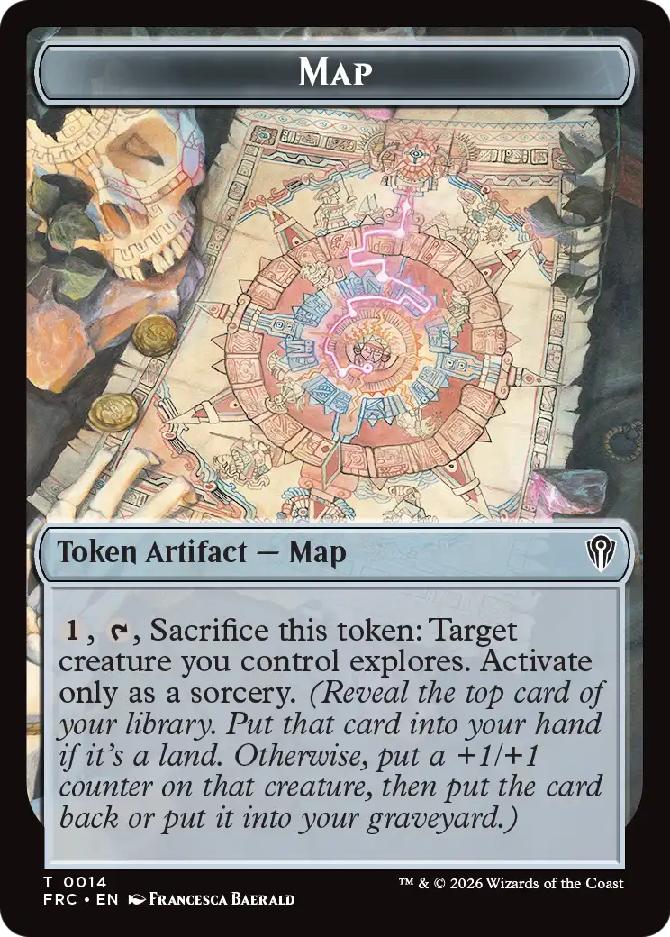 Cadet // Map Double-Sided Token [Reality Fracture Commander Tokens] | Tacoma Games