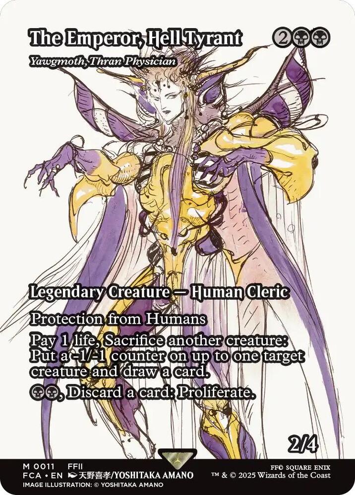 The Emperor, Hell Tyrant - Yawgmoth, Thran Physician (Showcase) [FINAL FANTASY : Through the Ages] | Tacoma Games