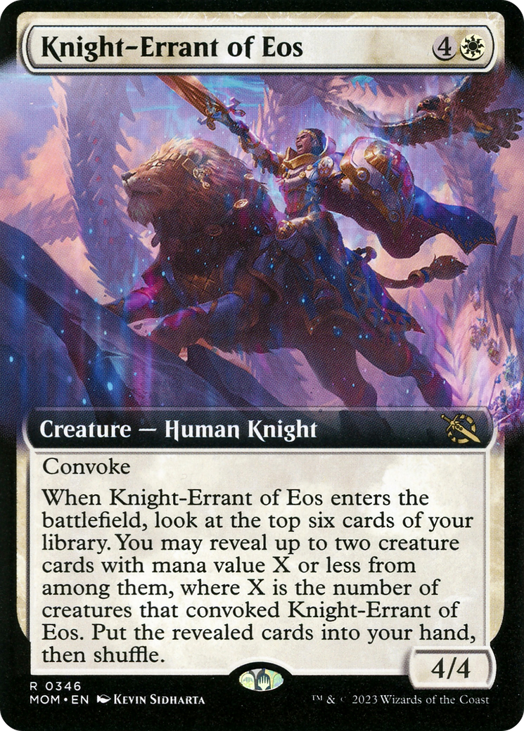 Knight-Errant of Eos (Extended Art) [March of the Machine] | Tacoma Games