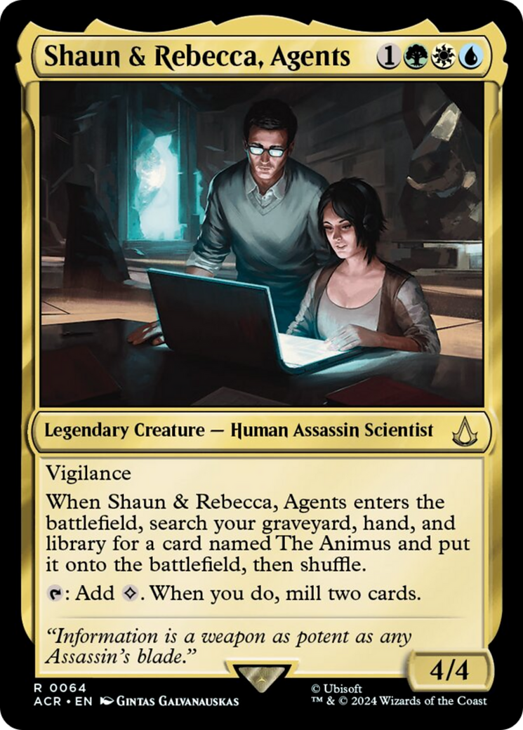 Shaun & Rebecca, Agents [Assassin's Creed] | Tacoma Games