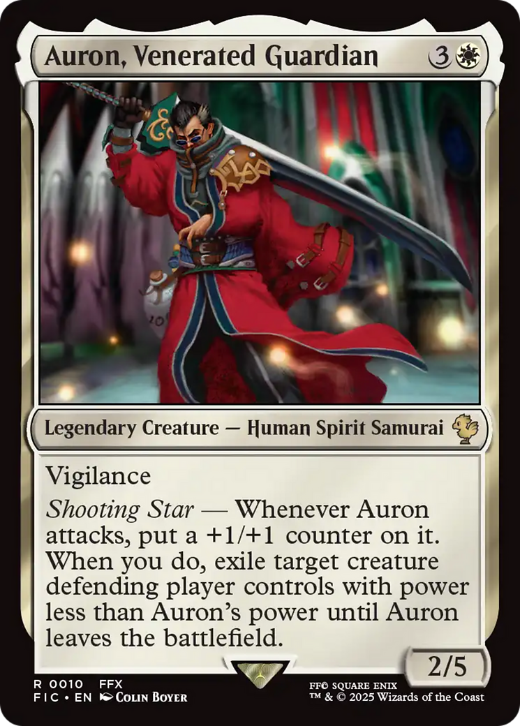 Auron, Venerated Guardian [FINAL FANTASY Commander] | Tacoma Games