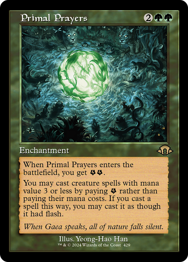 Primal Prayers (Retro) [Modern Horizons 3] | Tacoma Games