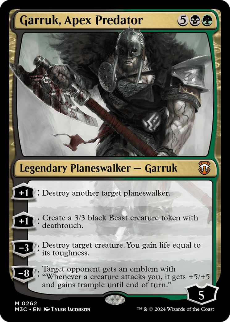 Garruk, Apex Predator (Ripple Foil) [Modern Horizons 3 Commander] | Tacoma Games