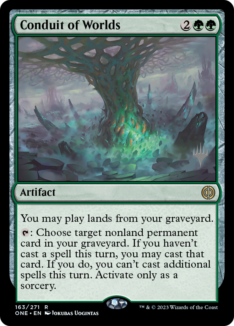 Conduit of Worlds (Promo Pack) [Phyrexia: All Will Be One Promos] | Tacoma Games