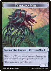 Poison Counter // Phyrexian Mite Double-Sided Token [Phyrexia: All Will Be One Tokens] | Tacoma Games