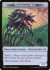 Phyrexian Mite (012) // The Hollow Sentinel Double-Sided Token [Phyrexia: All Will Be One Tokens] | Tacoma Games