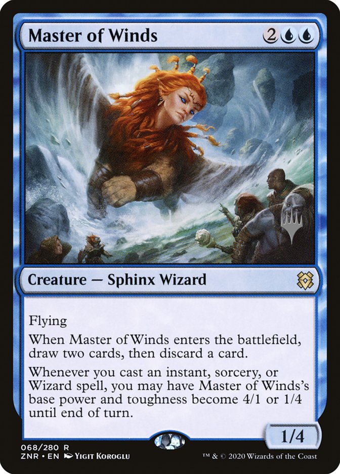 Master of Winds (Promo Pack) [Zendikar Rising Promos] | Tacoma Games