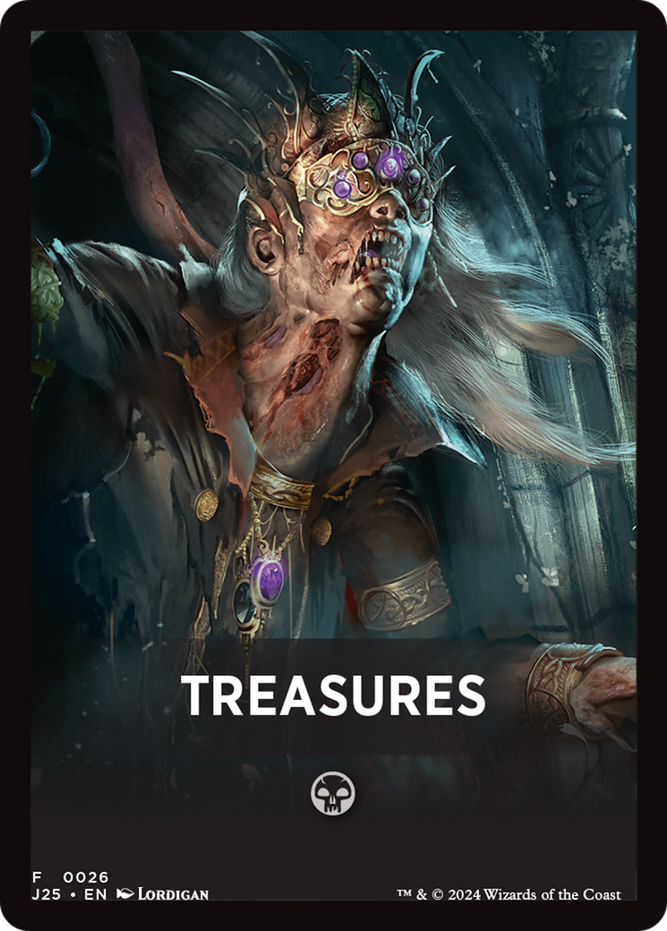 Treasures Theme Card [Foundations Jumpstart Front Cards] | Tacoma Games