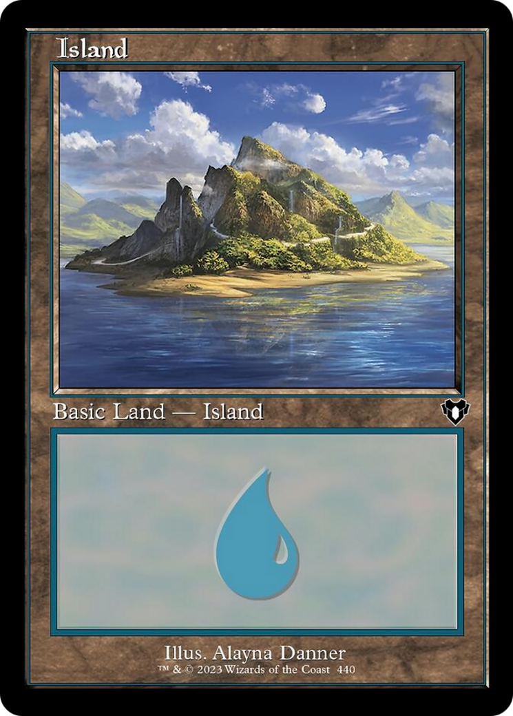 Island (440) (Retro) [Commander Masters] | Tacoma Games