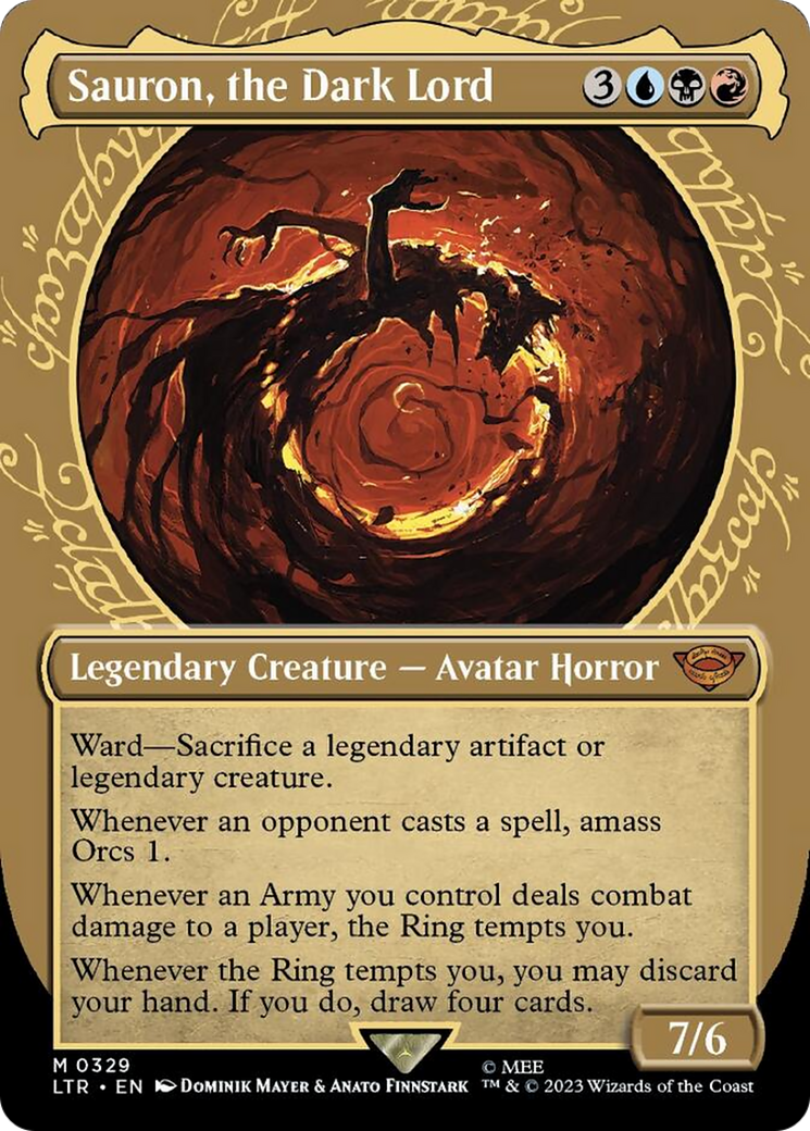 Sauron, the Dark Lord (Showcase Ring Frame) [The Lord of the Rings: Tales of Middle-Earth] | Tacoma Games