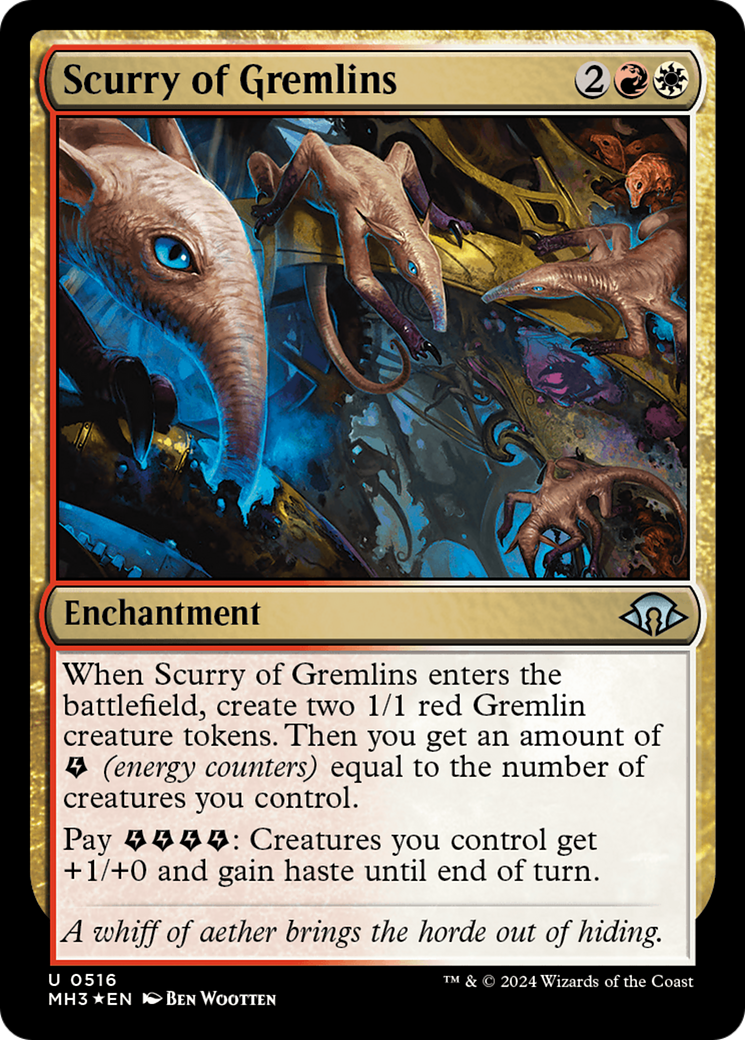 Scurry of Gremlins (Ripple Foil) [Modern Horizons 3] | Tacoma Games
