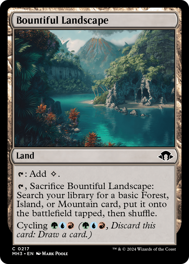 Bountiful Landscape [Modern Horizons 3] | Tacoma Games