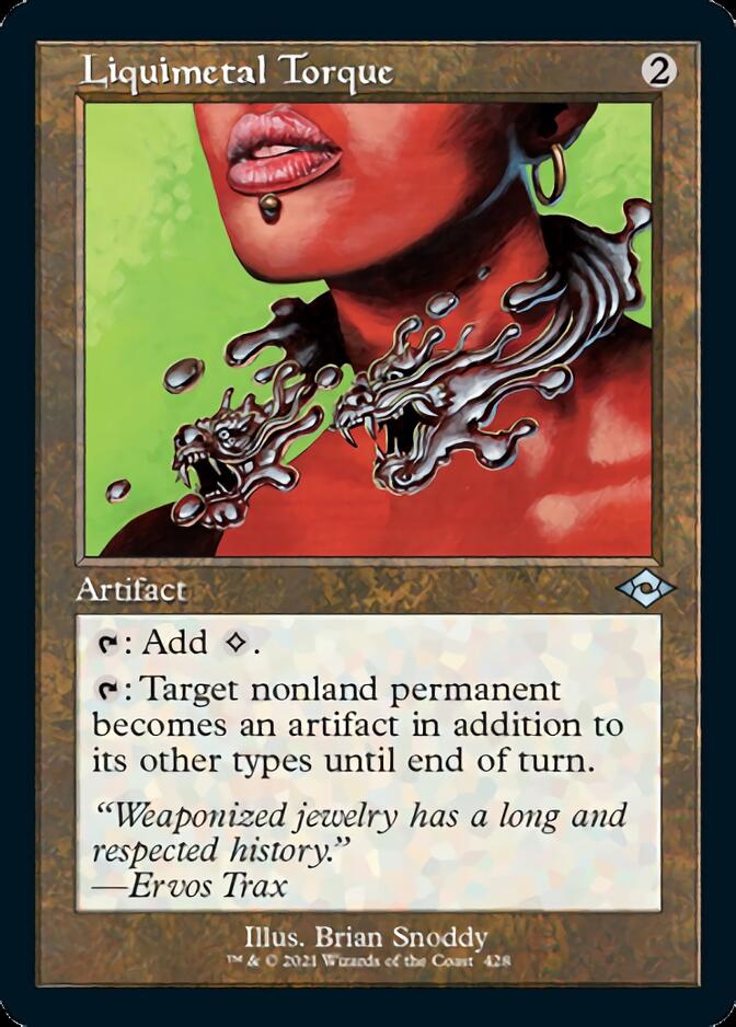 Liquimetal Torque (Retro Foil Etched) [Modern Horizons 2] | Tacoma Games