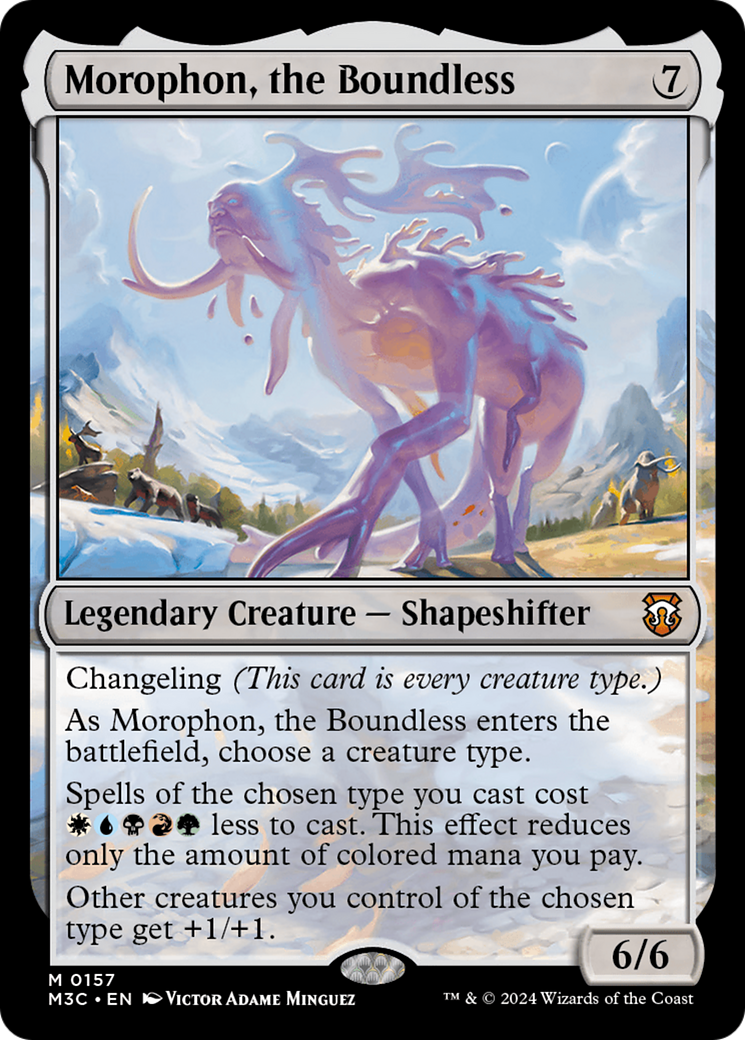 Morophon, the Boundless (Ripple Foil) [Modern Horizons 3 Commander] | Tacoma Games