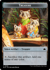 Squirrel // Treasure Double-Sided Token [Bloomburrow Tokens] | Tacoma Games