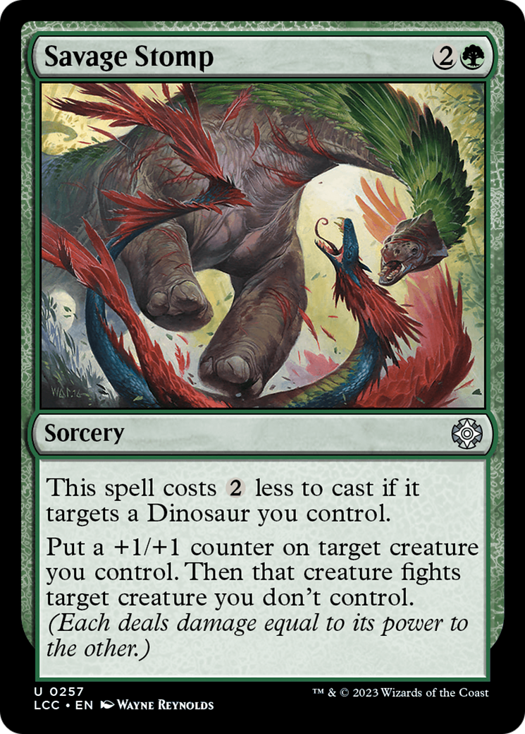 Savage Stomp [The Lost Caverns of Ixalan Commander] | Tacoma Games