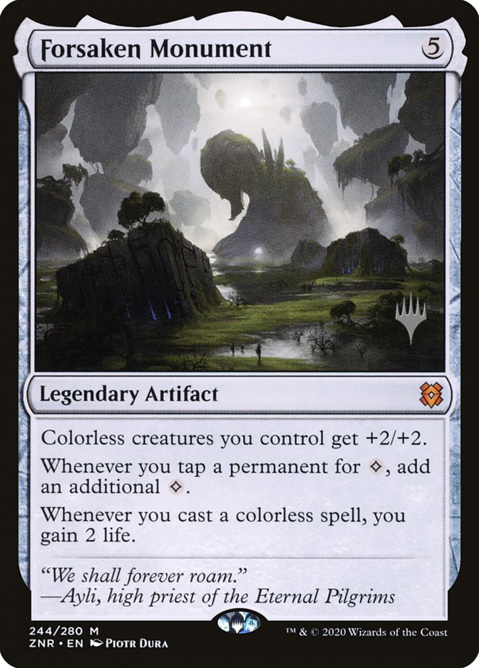 Forsaken Monument (Promo Pack) [Zendikar Rising Promos] | Tacoma Games