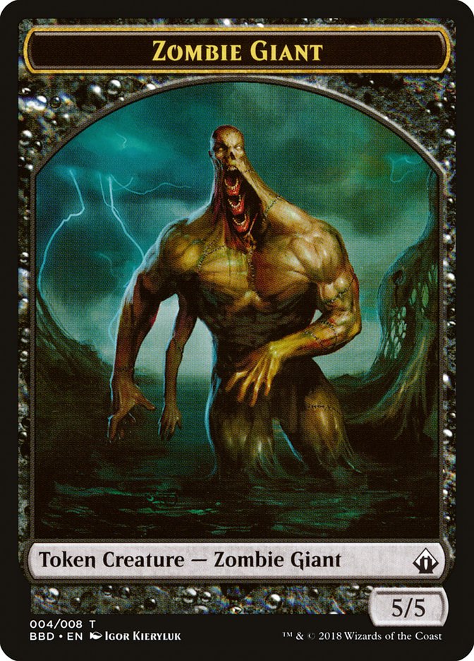 Zombie Giant Token [Battlebond Tokens] | Tacoma Games