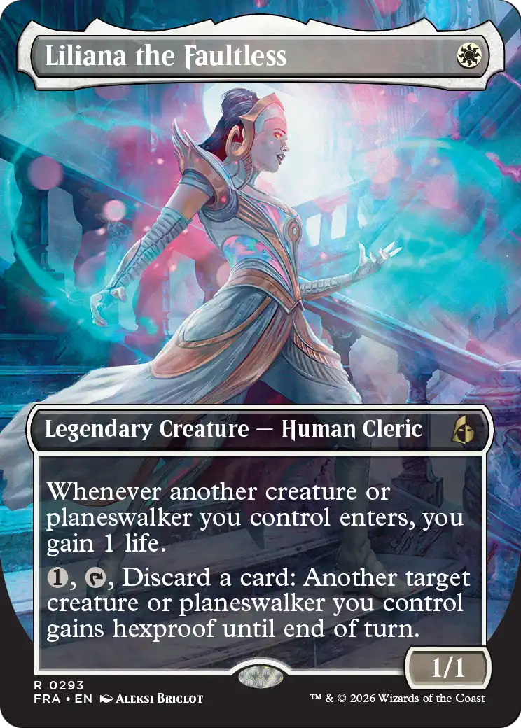 Liliana the Faultless (Borderless) [Reality Fracture] | Tacoma Games