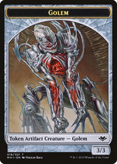 Spirit // Golem Double-Sided Token [Modern Horizons Tokens] | Tacoma Games