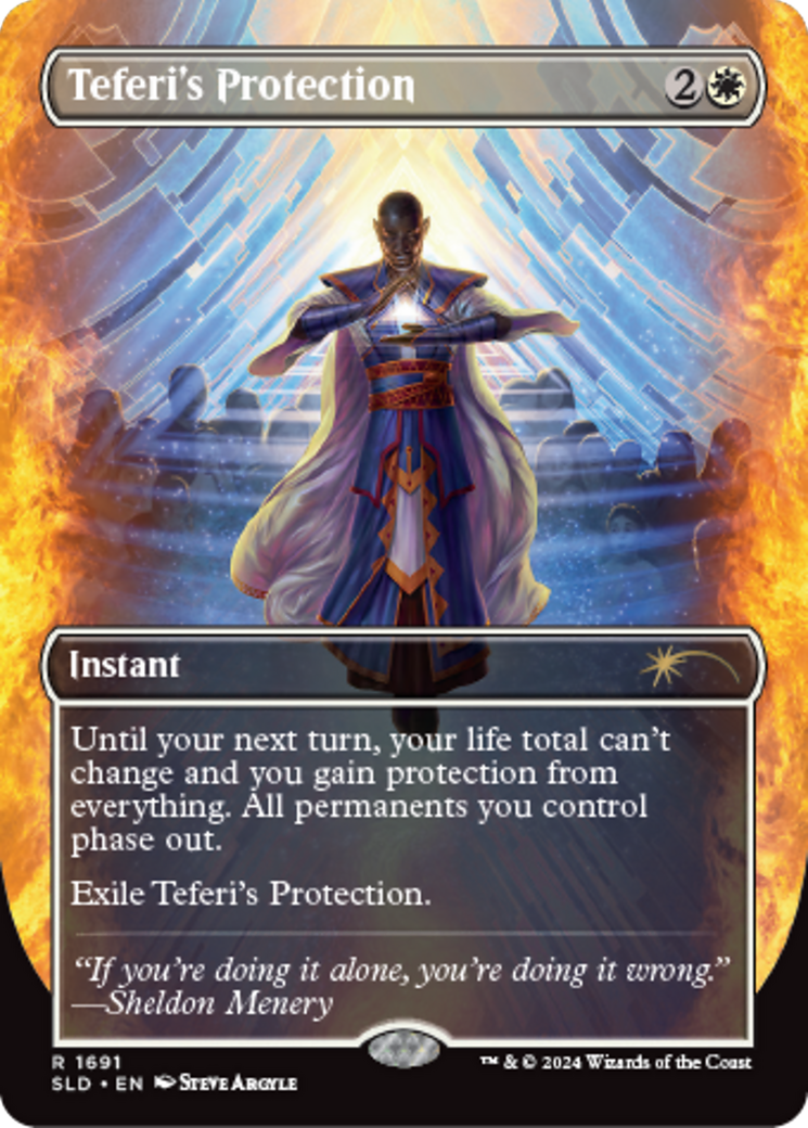 Teferi's Protection (1691) [Secret Lair: Sheldon's Spellbook] | Tacoma Games