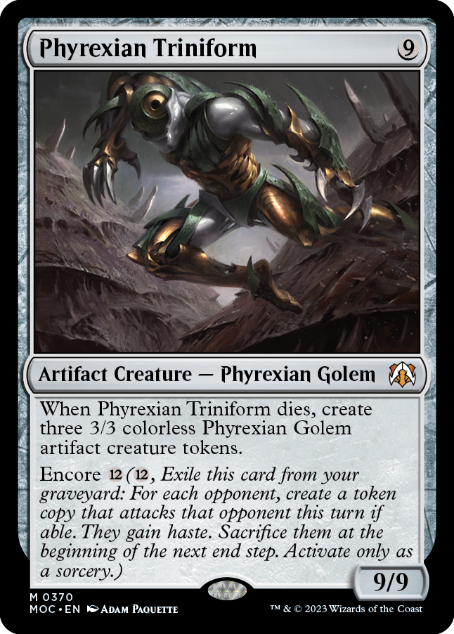 Phyrexian Triniform [March of the Machine Commander] | Tacoma Games