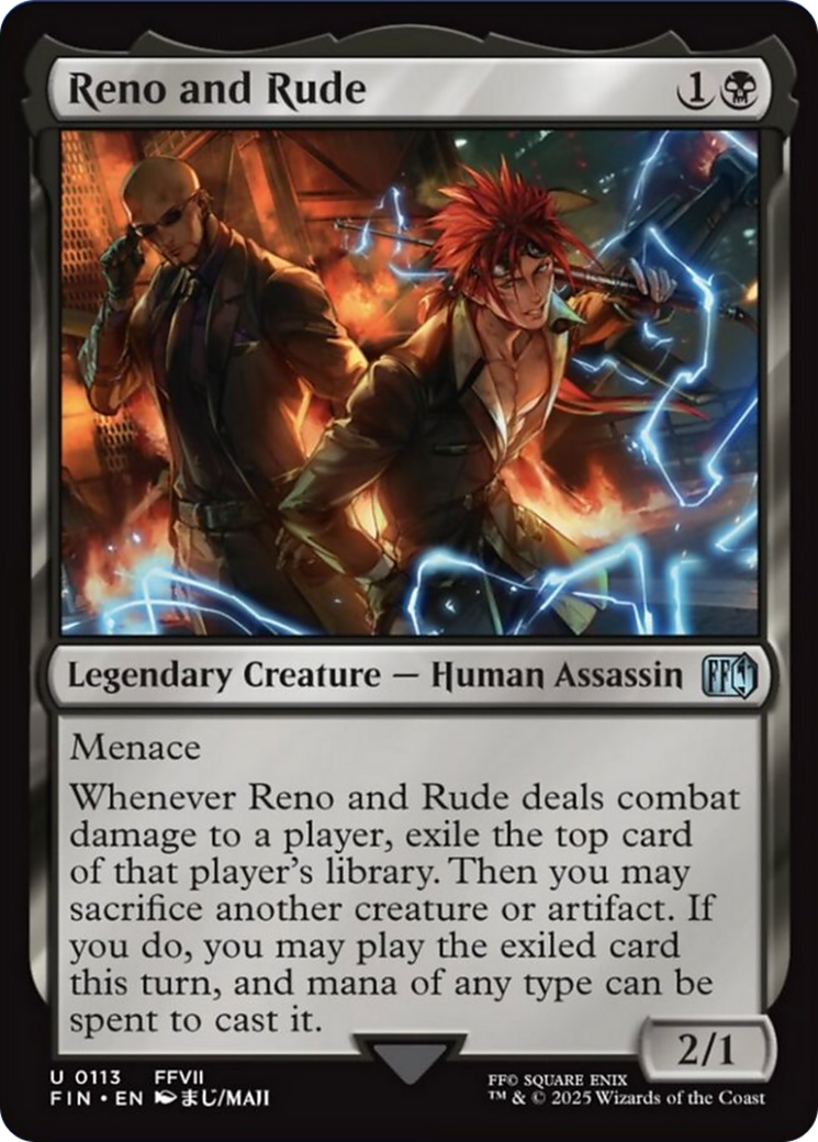 Reno and Rude [FINAL FANTASY] | Tacoma Games
