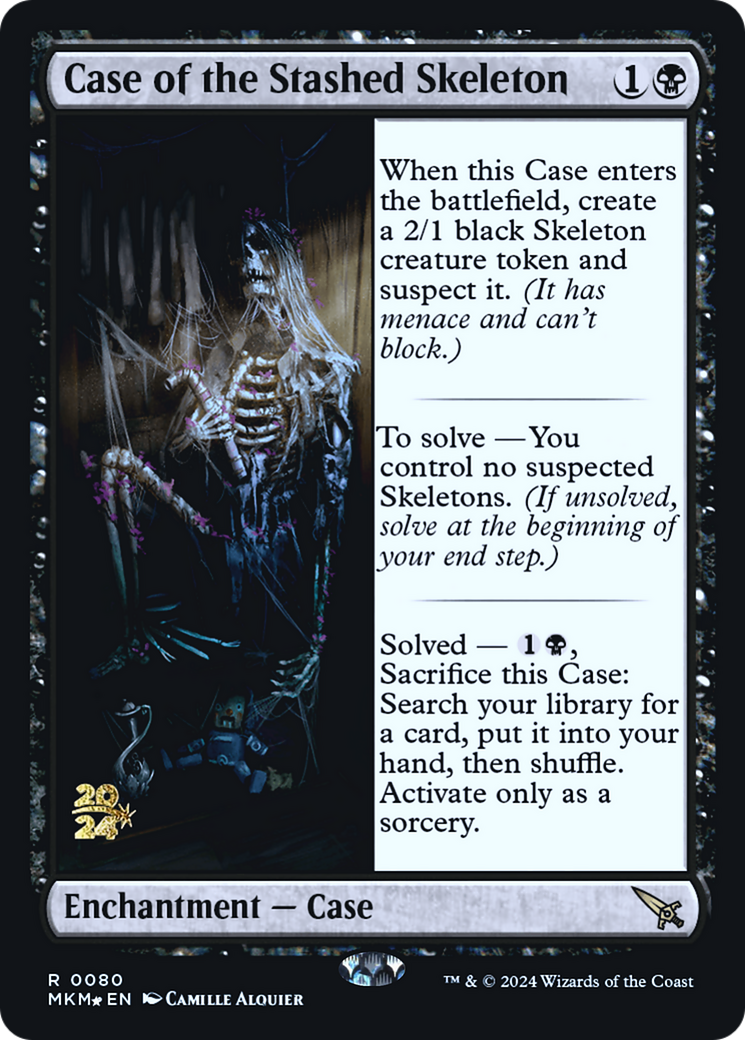 Case of the Stashed Skeleton [Murders at Karlov Manor Prerelease Promos] | Tacoma Games