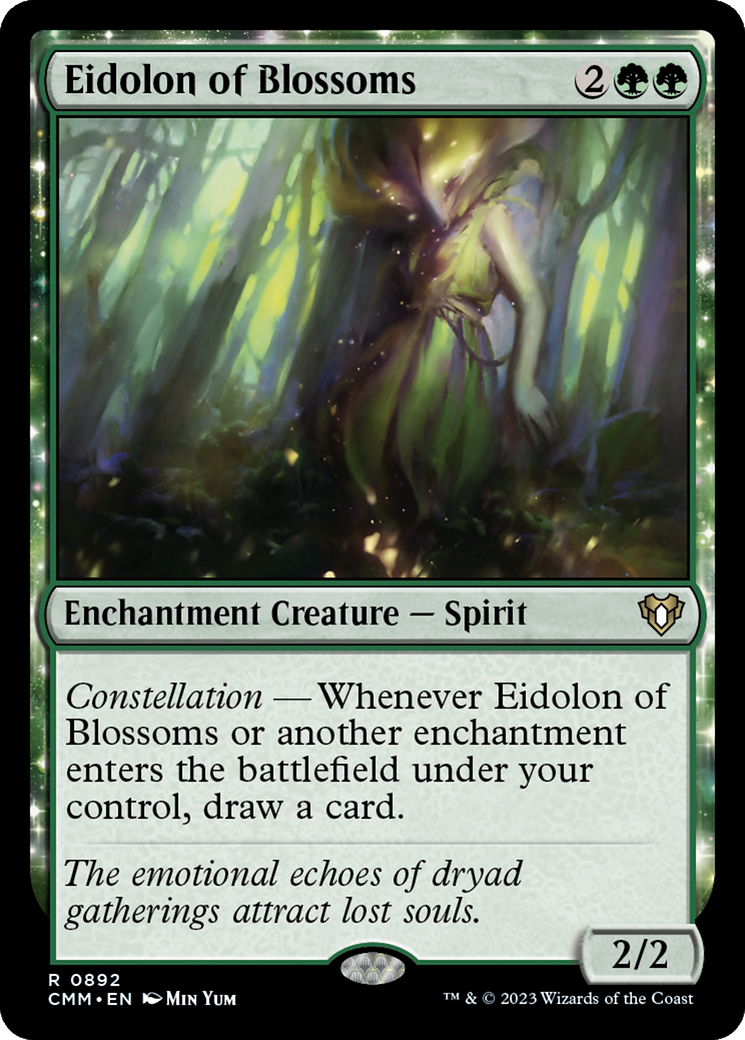 Eidolon of Blossoms [Commander Masters] | Tacoma Games